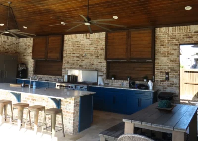 Covered Patio and Full Outdoor Kitchen