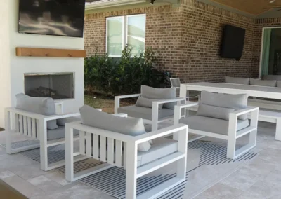 Patio Seating by Pool