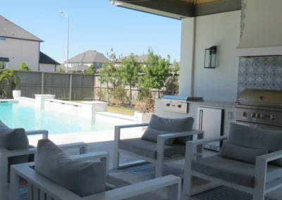 Patio Seating by Pool
